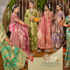 Saroj Shahzeen Tissue Saroski Vol 1 Satin Silk Saree Catalog Collection - Image 8
