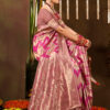 Saroj Shahzeen Tissue Saroski Vol 1 Satin Silk Saree Catalog Collection - Image 3
