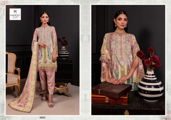 Shraddha Nx Mahgul Queen Court Vol 3 Cotton Dupatta Pakistani Suit Catalog Collection - Image 2