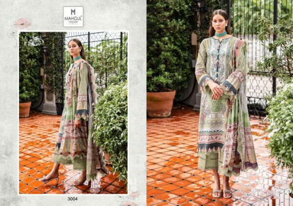 Shraddha Nx Mahgul Queen Court Vol 3 Cotton Dupatta Pakistani Suit Catalog Collection - Image 4