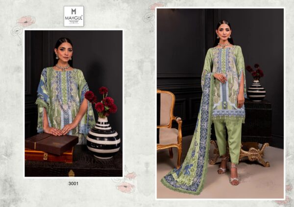 Shraddha Nx Mahgul Queen Court Vol 3 Cotton Dupatta Pakistani Suit Catalog Collection - Image 5