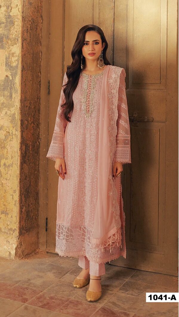 Super Hit 1041 Faux Georgette Pakistani Suit Catalog Collection - Image 5