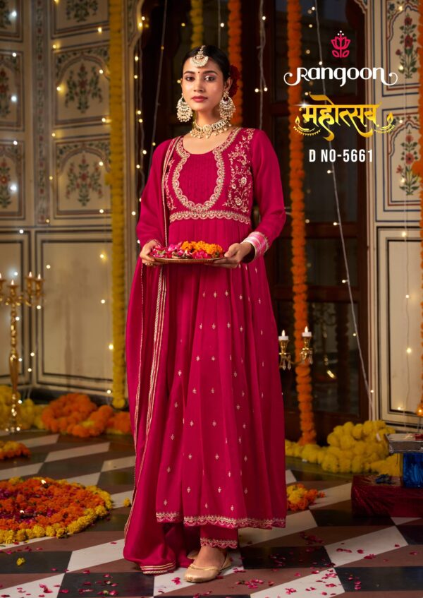 Rangoon Mahotsav Kurti Bottom With Dupatta Catalog Collection - Image 3