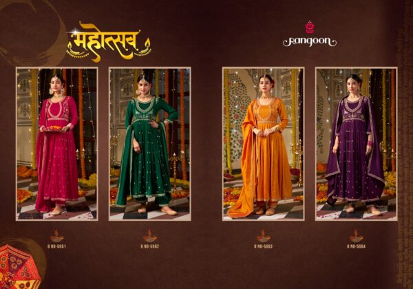 Rangoon Mahotsav Kurti Bottom With Dupatta Catalog Collection - Image 6