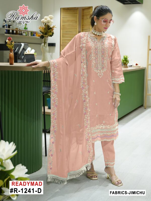 Ramsha R 1241 Ready Made Pakistani Salwar Suits Catalog Collection - Image 2