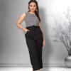 Black WJ12 Stylish Lycra Black Jumpsuit For Women Catalog Collection - Image 4