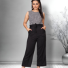 Black WJ12 Stylish Lycra Black Jumpsuit For Women Catalog Collection - Image 5