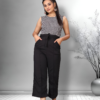 Black WJ12 Stylish Lycra Black Jumpsuit For Women Catalog Collection - Image 6