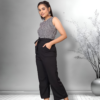 Black WJ12 Stylish Lycra Black Jumpsuit For Women Catalog Collection - Image 7