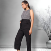 Black WJ12 Stylish Lycra Black Jumpsuit For Women Catalog Collection - Image 8