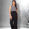 Black WJ12 Stylish Lycra Black Jumpsuit For Women Catalog Collection - Image 9