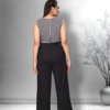 Black WJ12 Stylish Lycra Black Jumpsuit For Women Catalog Collection - Image 10
