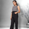 Black WJ12 Stylish Lycra Black Jumpsuit For Women Catalog Collection - Image 11