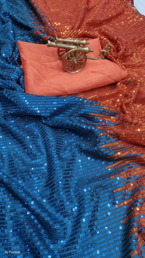 Vt 473 Digital Padding Georgette Silk Saree Catalog Collection - Image 2