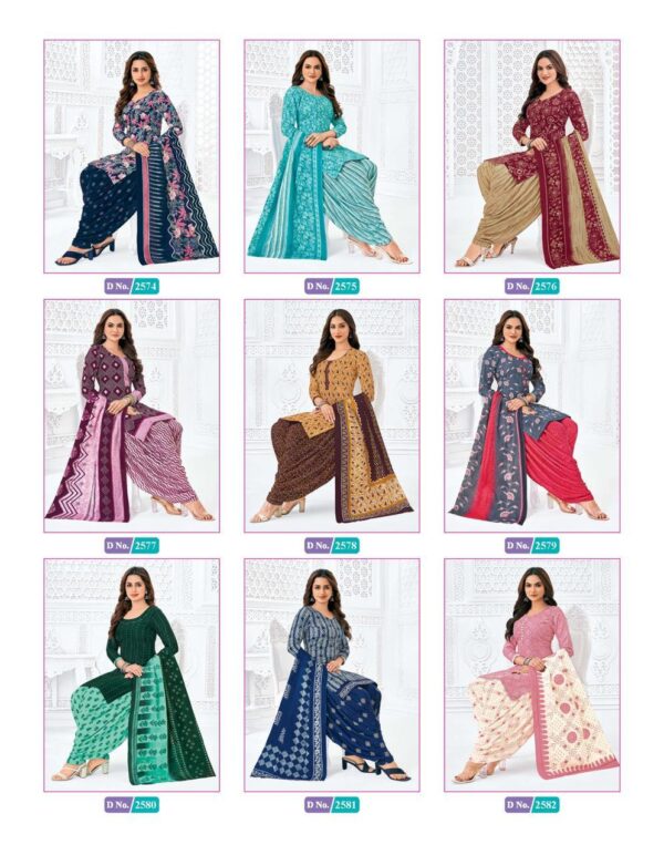 Mcm Priya Vol 25 Cambric Cotton Printed Dress Material Catalog Collection - Image 5