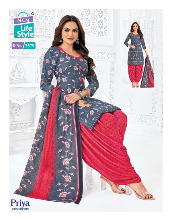 Mcm Priya Vol 25 Cambric Cotton Printed Dress Material Catalog Collection - Image 19