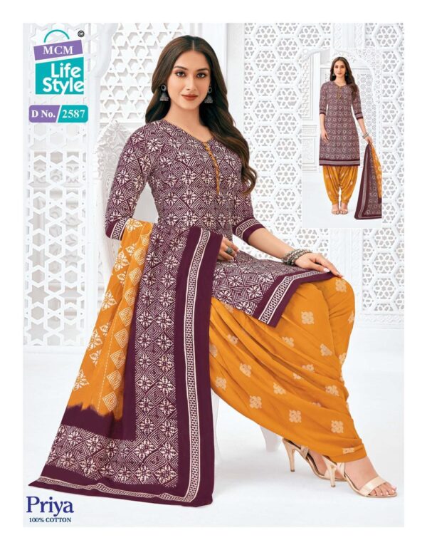 Mcm Priya Vol 25 Cambric Cotton Printed Dress Material Catalog Collection - Image 36