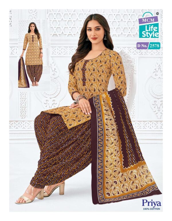Mcm Priya Vol 25 Cambric Cotton Printed Dress Material Catalog Collection - Image 24