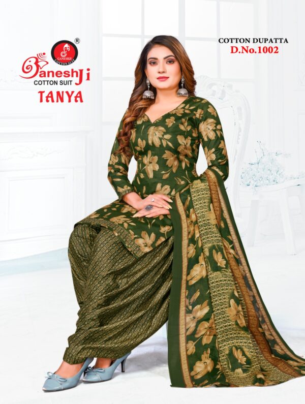 Ganeshji Tanya Vol 1 Soft Cotton Dress Material Catalog Collection - Image 5