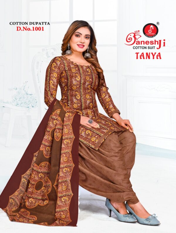 Ganeshji Tanya Vol 1 Soft Cotton Dress Material Catalog Collection - Image 8