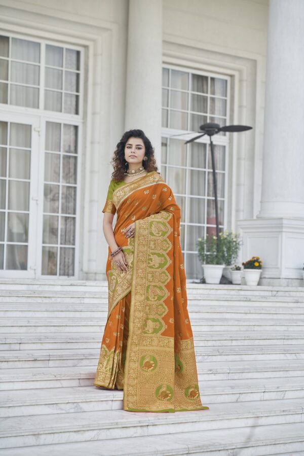 Shubhvastra Maharani Vol 3 Banarasi Silk Saree Catalog Collection - Image 11