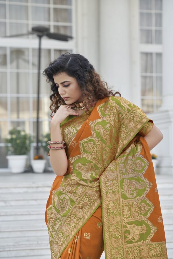 Shubhvastra Maharani Vol 3 Banarasi Silk Saree Catalog Collection - Image 12