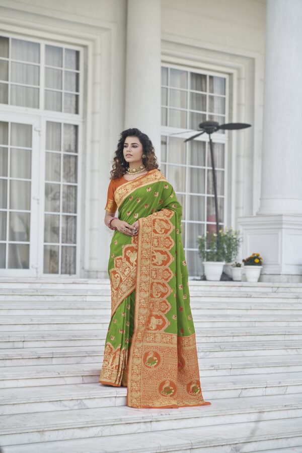 Shubhvastra Maharani Vol 3 Banarasi Silk Saree Catalog Collection - Image 14