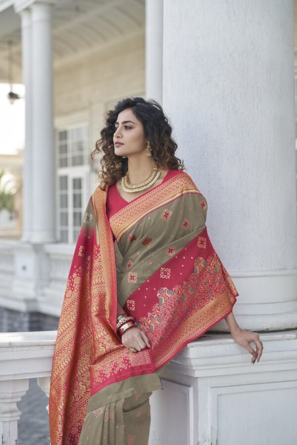 Shubhvastra Maharani Vol 3 Banarasi Silk Saree Catalog Collection - Image 4