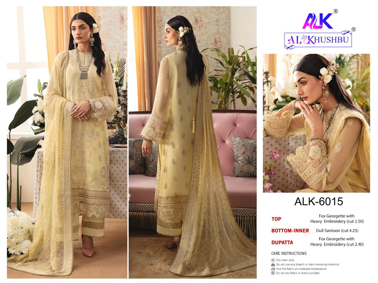 Al Khushbu Afifa Vol 2 Georgette Pakistani Salwar Suits Catalog Collection - Image 2