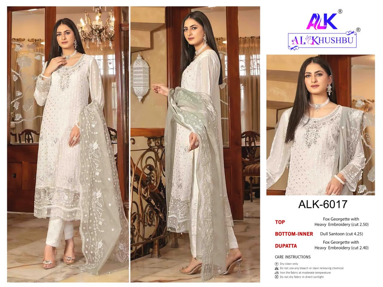 Al Khushbu Afifa Vol 2 Georgette Pakistani Salwar Suits Catalog Collection - Image 4