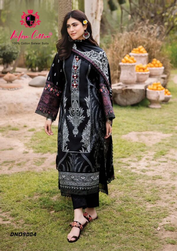 Nafisa Faiza Vol 9 Cotton Printed Dress Material Catalog Collection - Image 2