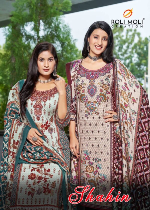 Roli Moli Shahin Pashmina Dress Material Catalog Collection