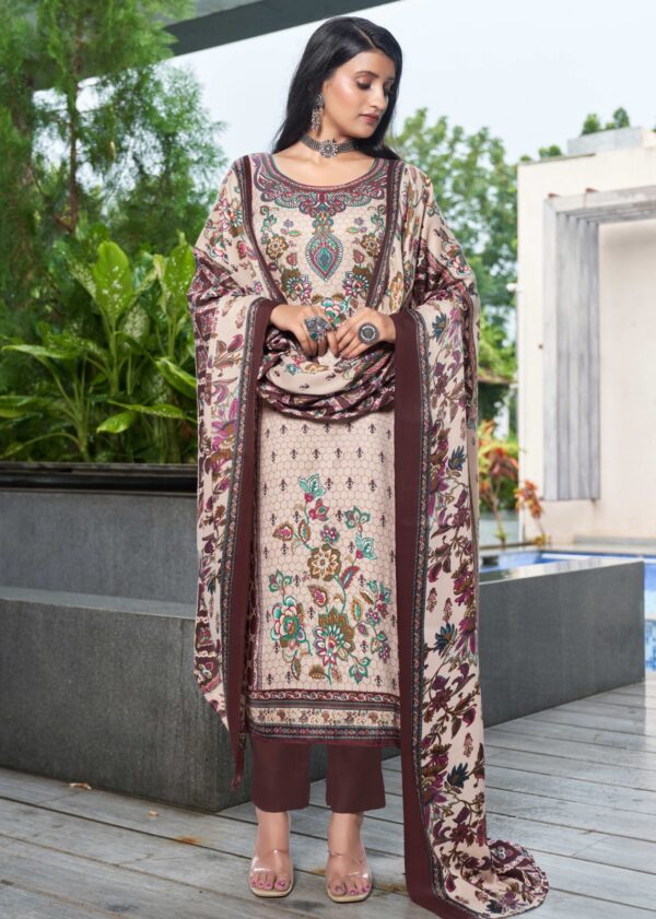 Roli Moli Shahin Pashmina Dress Material Catalog Collection - Image 4