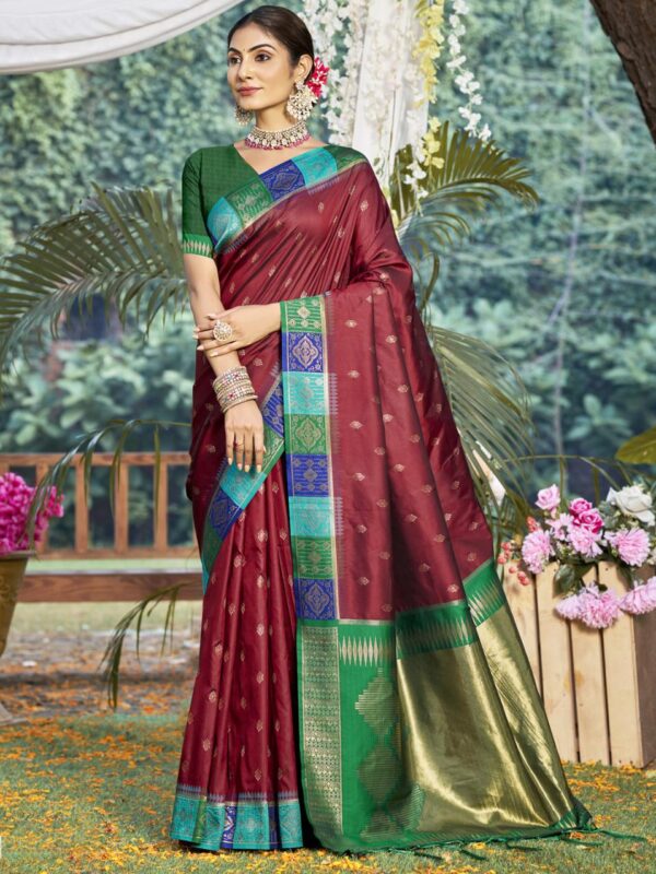 Bunawat Ralempire Silk Designer Festival Silk Saree Catalog Collection - Image 4