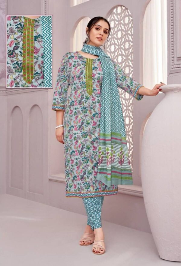 Kala Jaipuri Vol 6 Cotton Printed Kuri Bottom With Dupatta Catalog Collection