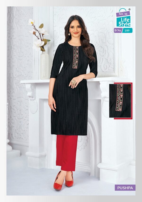 Mcm Pushpa Handloom Cotton Printed Kurti Catalog Collection - Image 6