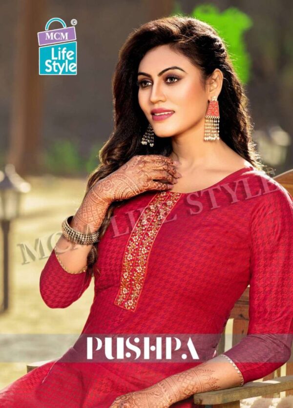 Mcm Pushpa Handloom Cotton Printed Kurti Catalog Collection