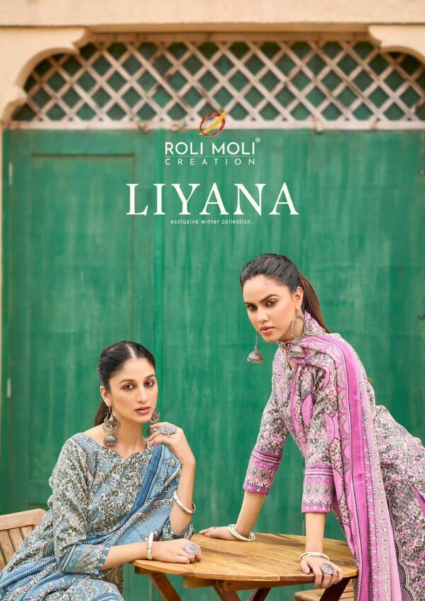 Roli Moli Liyana Pashmina Dress Material Catalog Collection