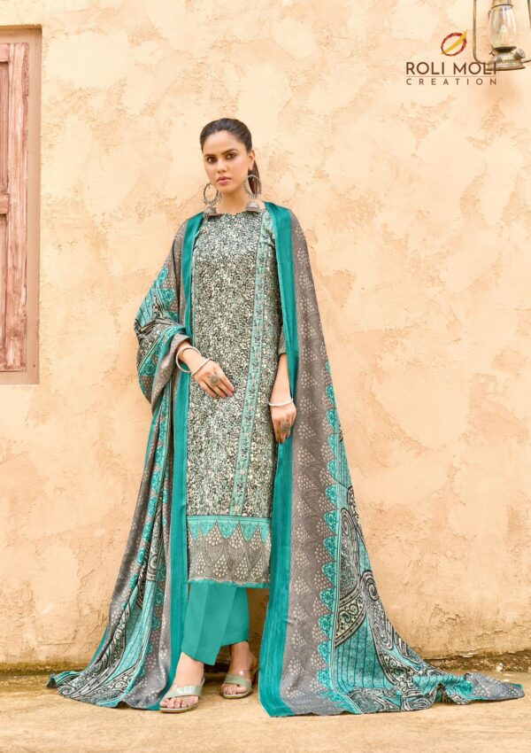 Roli Moli Liyana Pashmina Dress Material Catalog Collection - Image 6