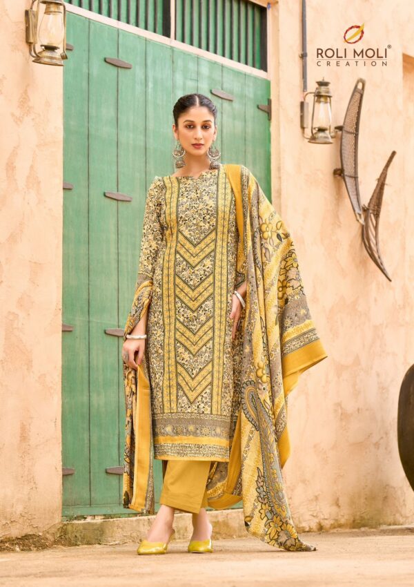 Roli Moli Liyana Pashmina Dress Material Catalog Collection - Image 8