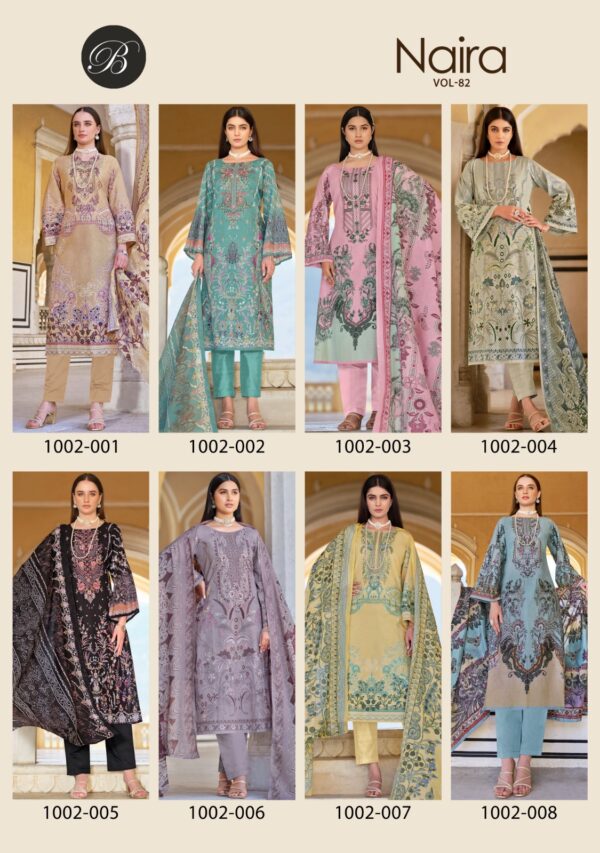 Belliza Naira Vol 82 Cotton Printed Dress Material Catalog Collection - Image 11