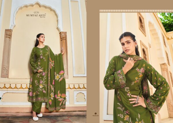 Mumtaz Rosy Viscose Pashmina Printed Dress Material Catalog Collection - Image 2