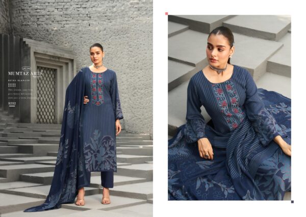 Mumtaz Zohra Viscose Pashmina Printed Dress Material Catalog Collection - Image 2