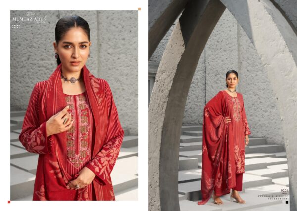 Mumtaz Zohra Viscose Pashmina Printed Dress Material Catalog Collection - Image 3