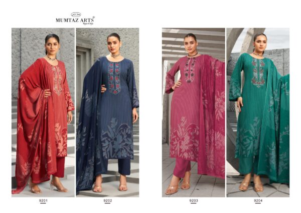 Mumtaz Zohra Viscose Pashmina Printed Dress Material Catalog Collection - Image 6
