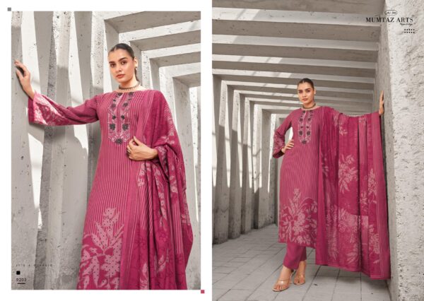 Mumtaz Zohra Viscose Pashmina Printed Dress Material Catalog Collection - Image 5
