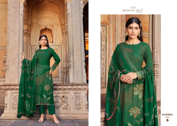 Mumtaz Khwaish Viscose Pashmina Printed Dress Material Catalog Collection - Image 4
