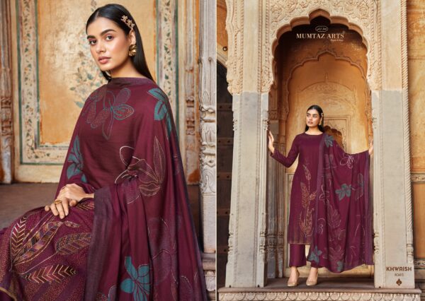 Mumtaz Khwaish Viscose Pashmina Printed Dress Material Catalog Collection - Image 7