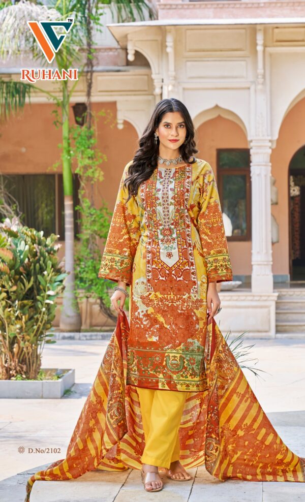 Vandana C Ruhani Vol 21 Cotton Dress Material Catalog Collection - Image 4
