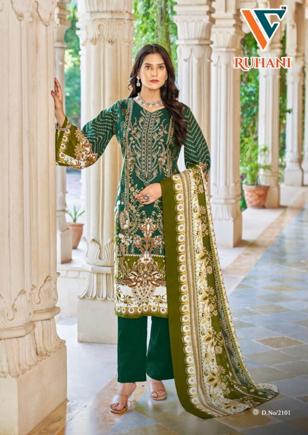 Vandana C Ruhani Vol 21 Cotton Dress Material Catalog Collection - Image 6